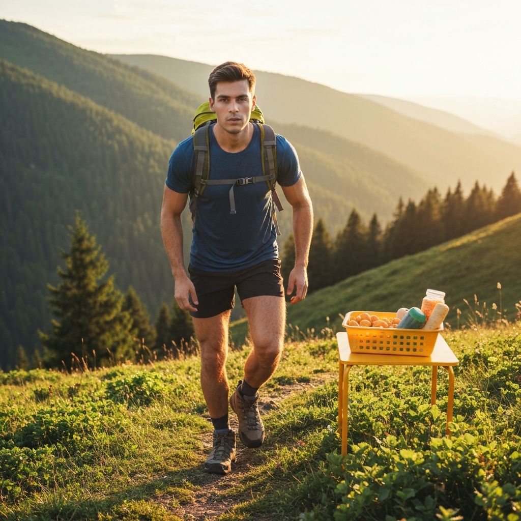 Man with active energy showing vitality through everyday activities